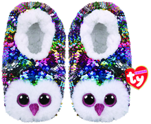 Ty Fashion Owl Slipper Socks – Cozy Plush Socks