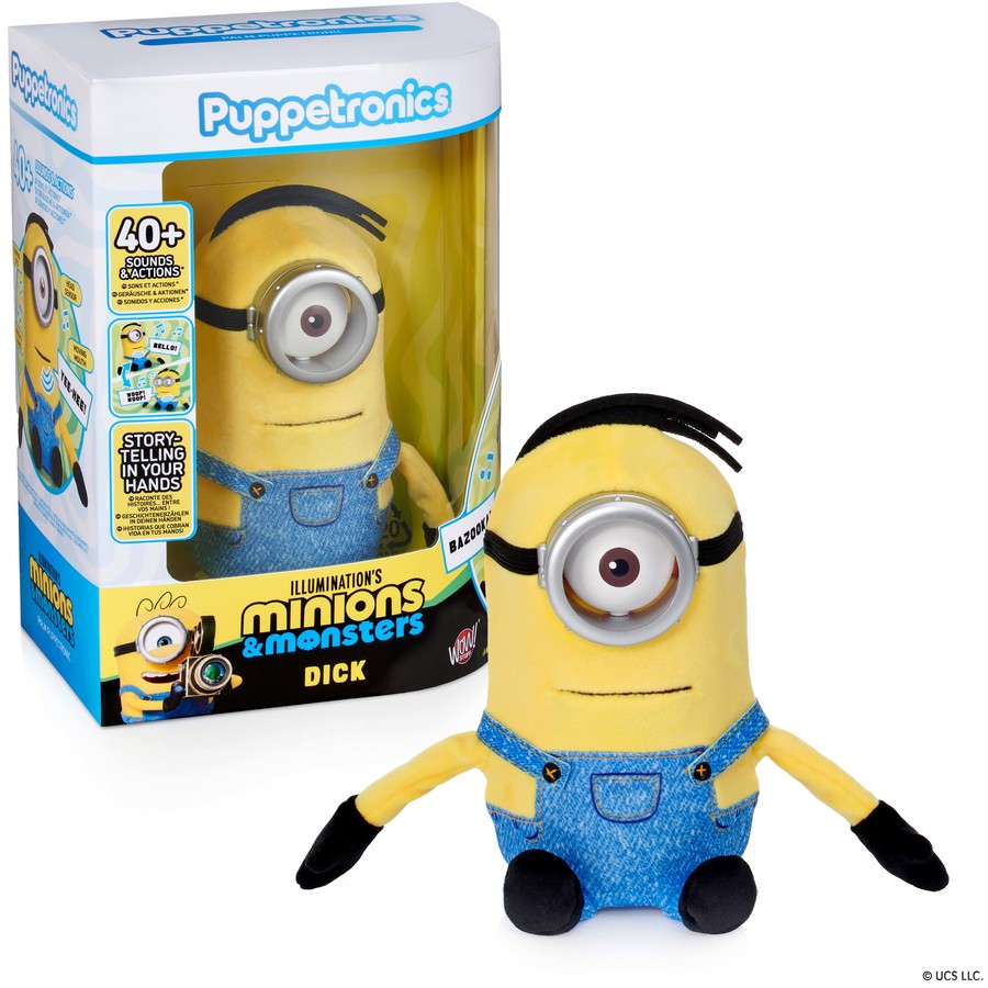 Universal Minions Dick Palm Puppetronic — Interactive Talking Hand Puppet Toy