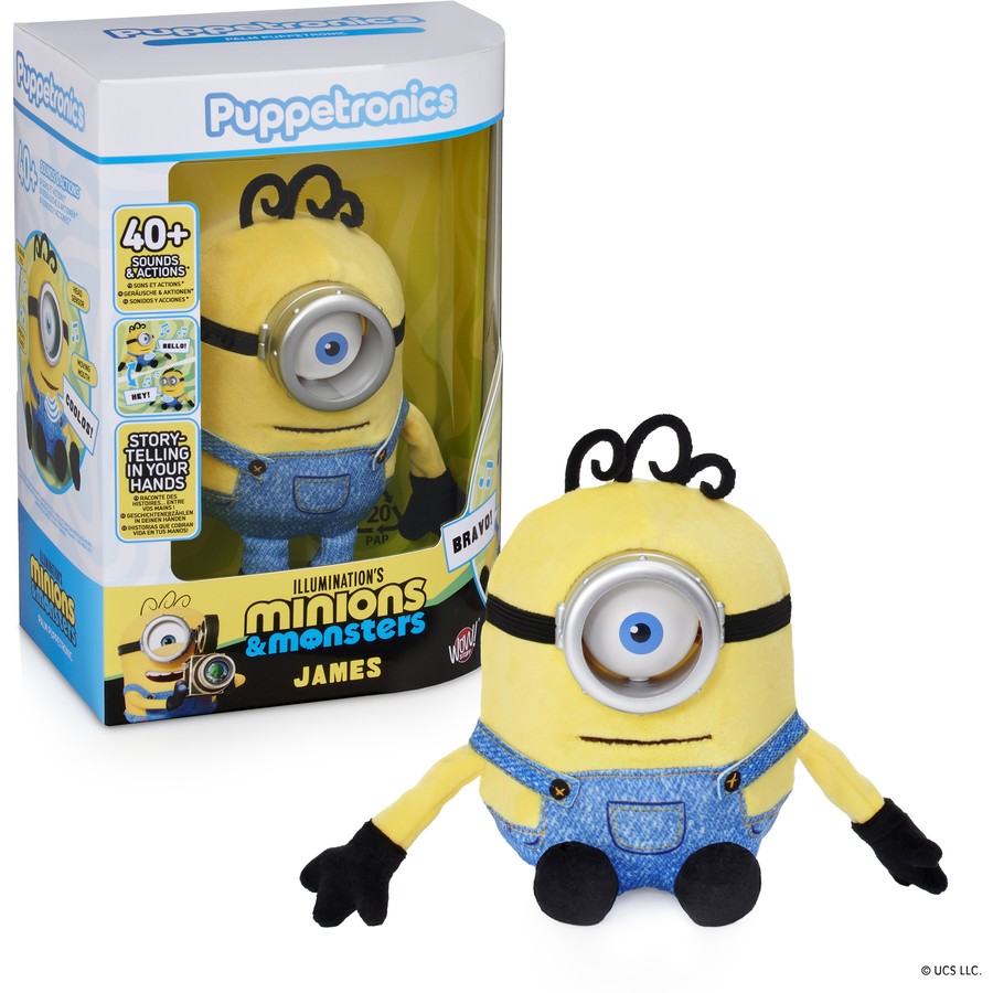 Universal Minions James Palm Puppetronic — Interactive Talking Hand Puppet