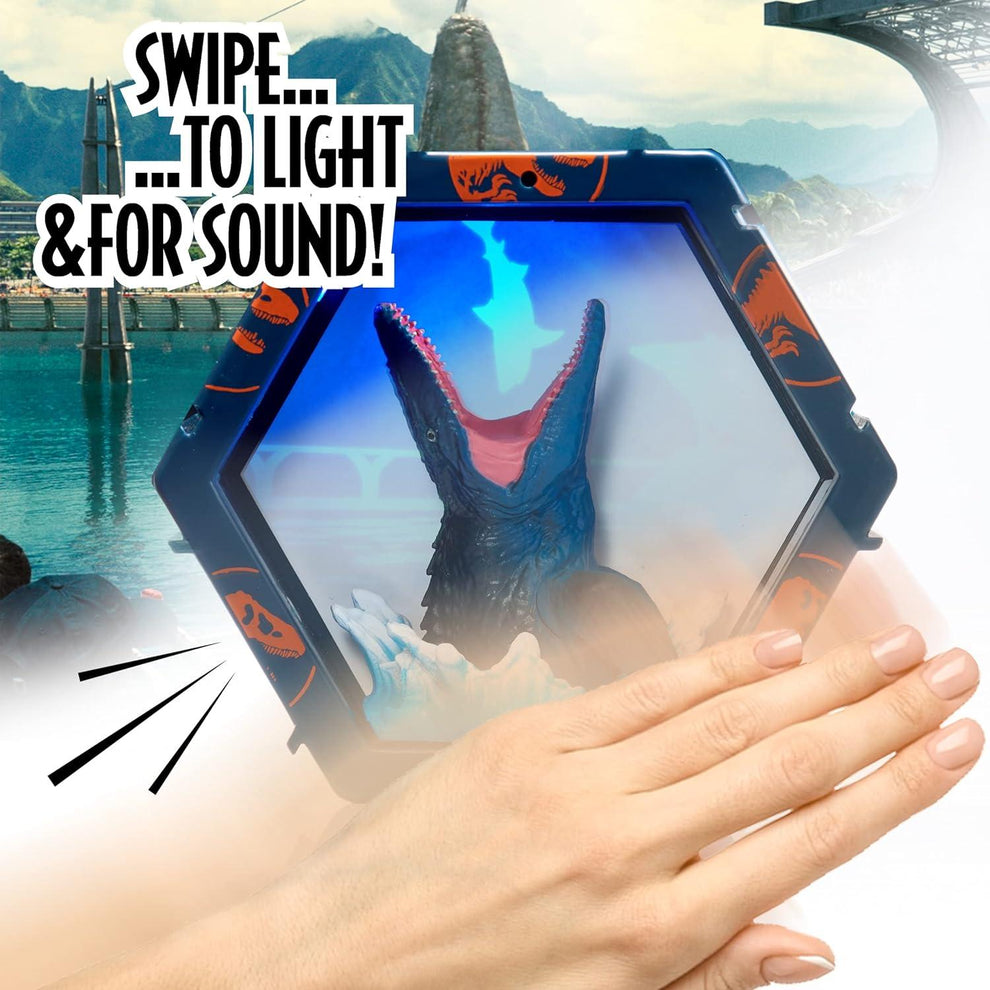 Figurine LED WOW! POD – Mosasaurus Jurassic World – Collection Connectable Et Lumineuse