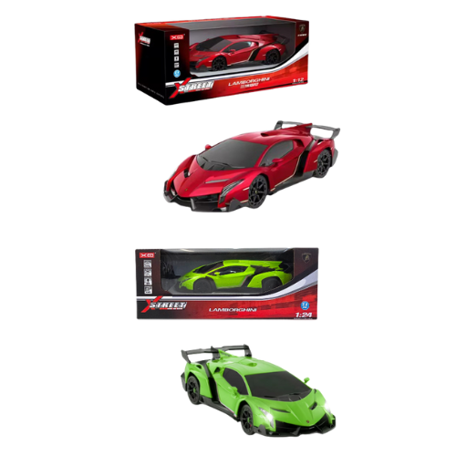 X Street Lamborghini Veneno RC 1:24 Toy Bundle