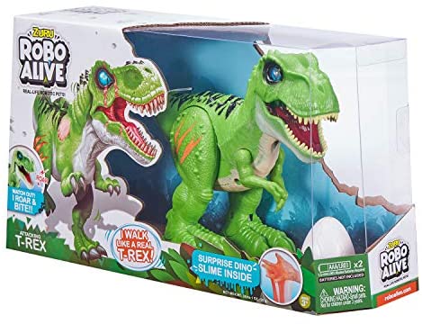 Zuru Robo Alive Attacking T-Rex - Green
