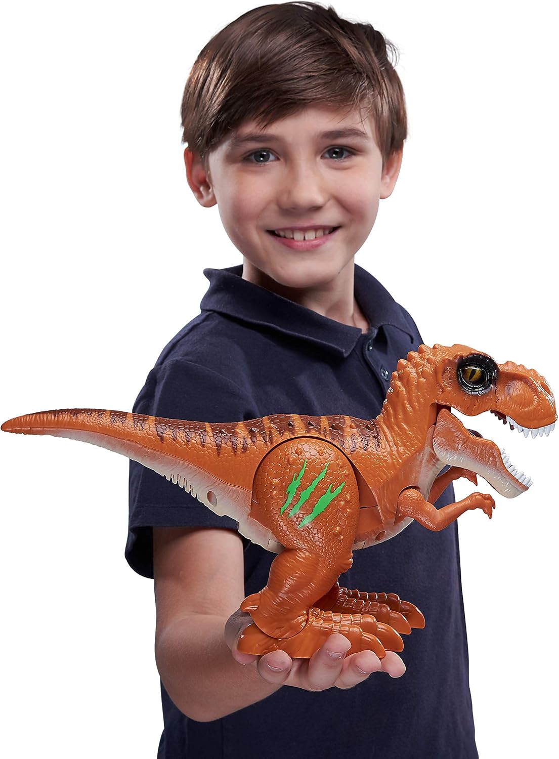 Zuru Robo Alive Attacking T-Rex - Orange