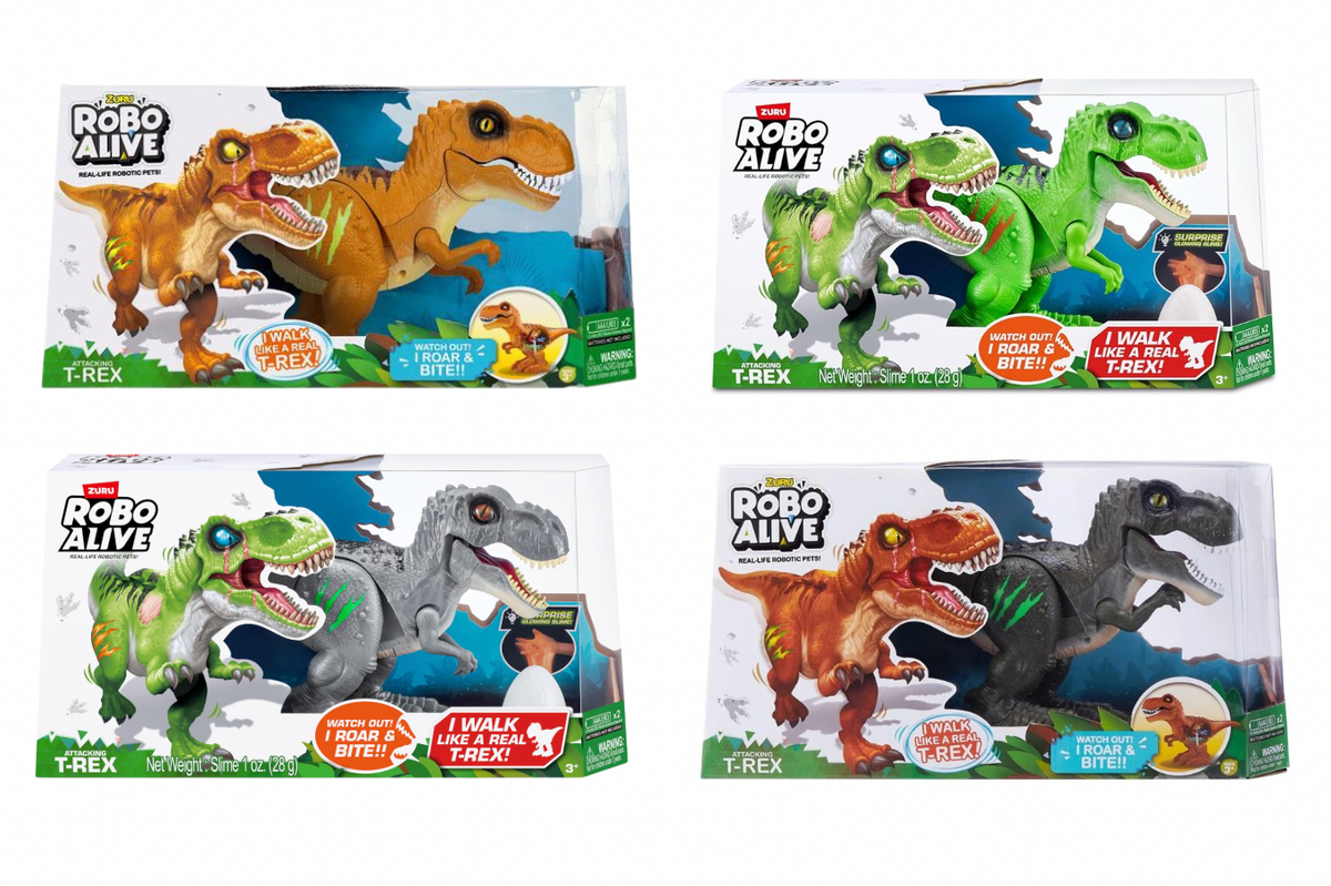 Zuru Robo Alive Attacking T-Rex Bundle