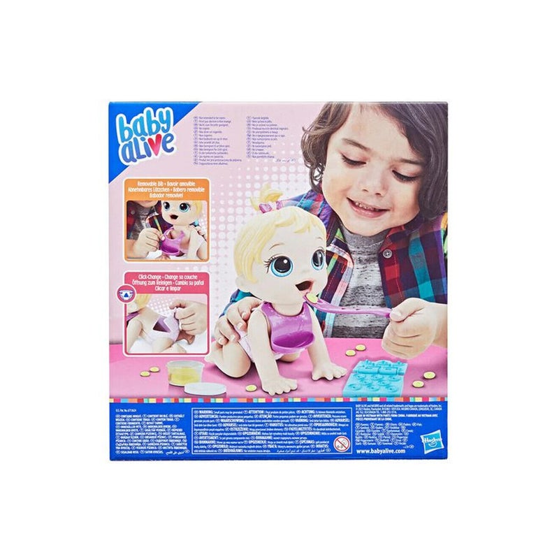 Hasbro Baby Alive Blonde Hair Lil Snacks Toy Doll