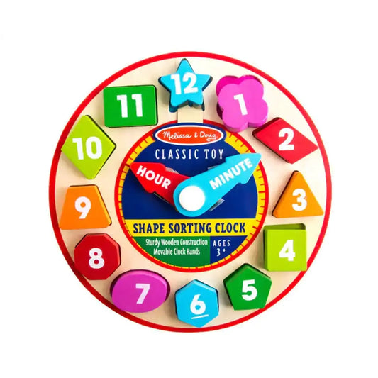 Melissa & Doug Shape Sorting Clock