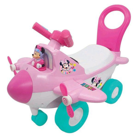 Disney Kiddieland Minnie Activity Plane Ride-On Toy