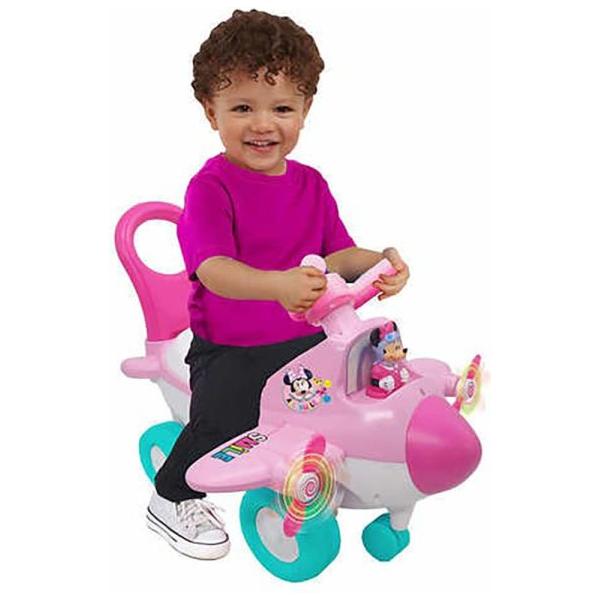 Disney Kiddieland Minnie Activity Plane Ride-On Toy