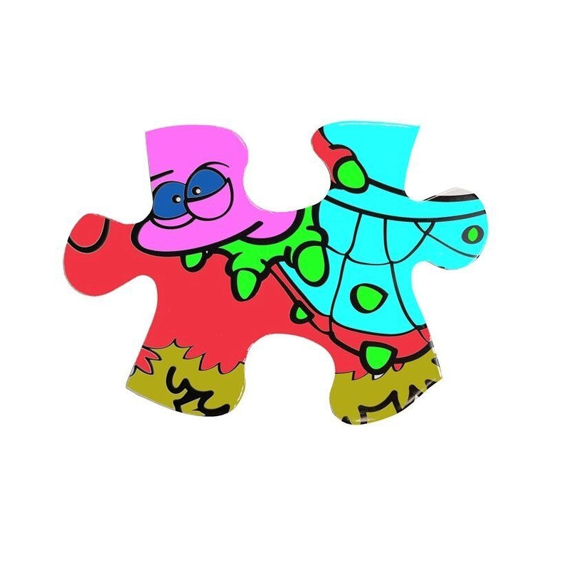 Example of painted puzzle piece