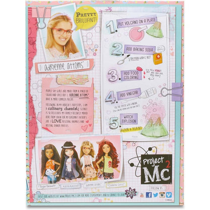 Project MC2 Toy Doll Adrienne's Volcano Packaging