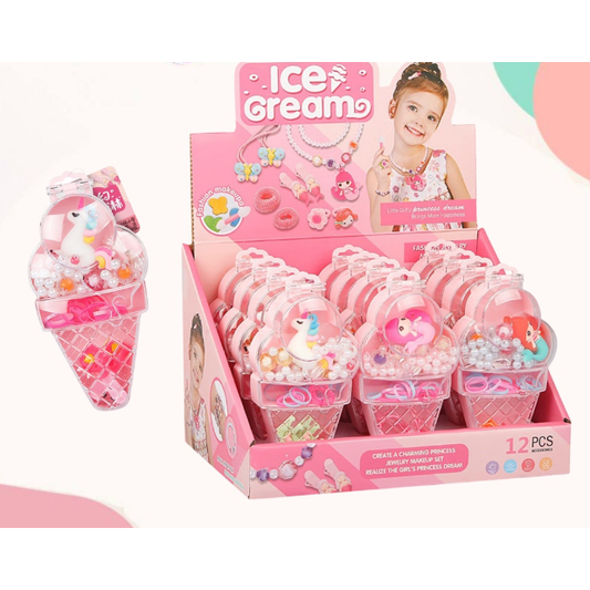 Ice Cream Fashion Jewlery Makeup Box for Kids