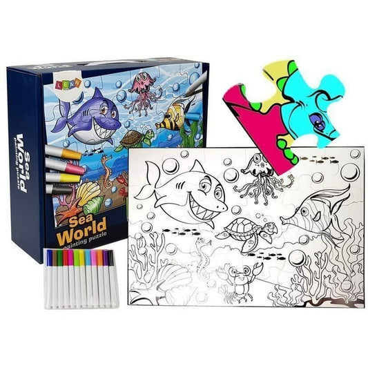 Sea World Painting Puzzle 24 Pieces