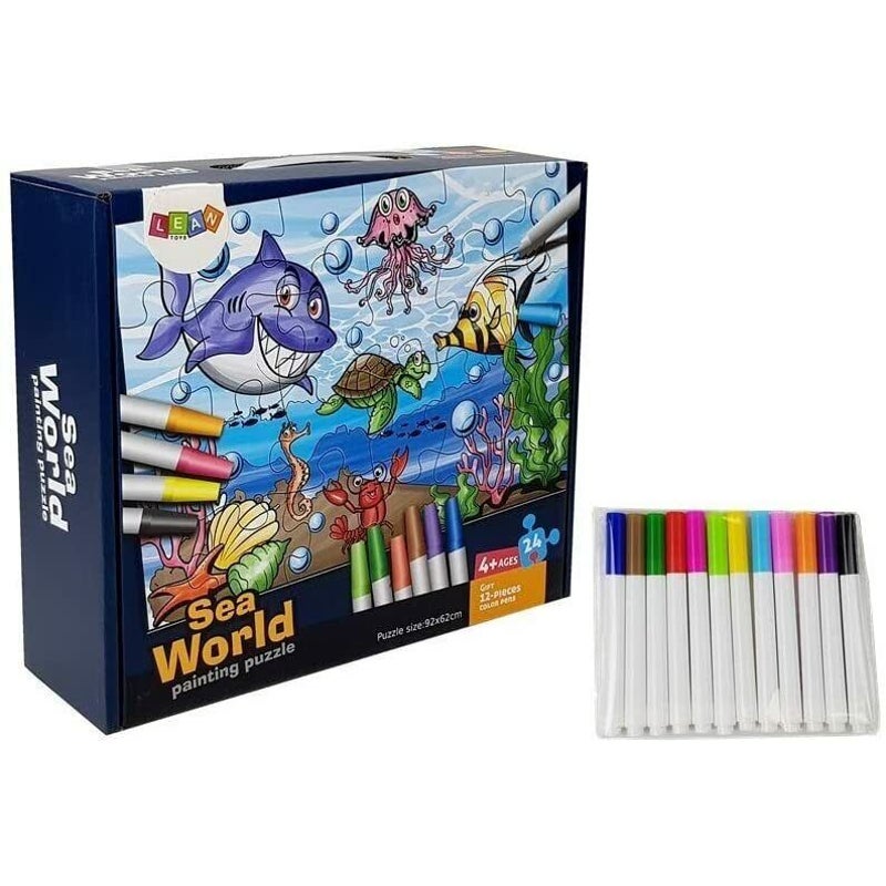 Sea World Painting Puzzle 24 Pieces