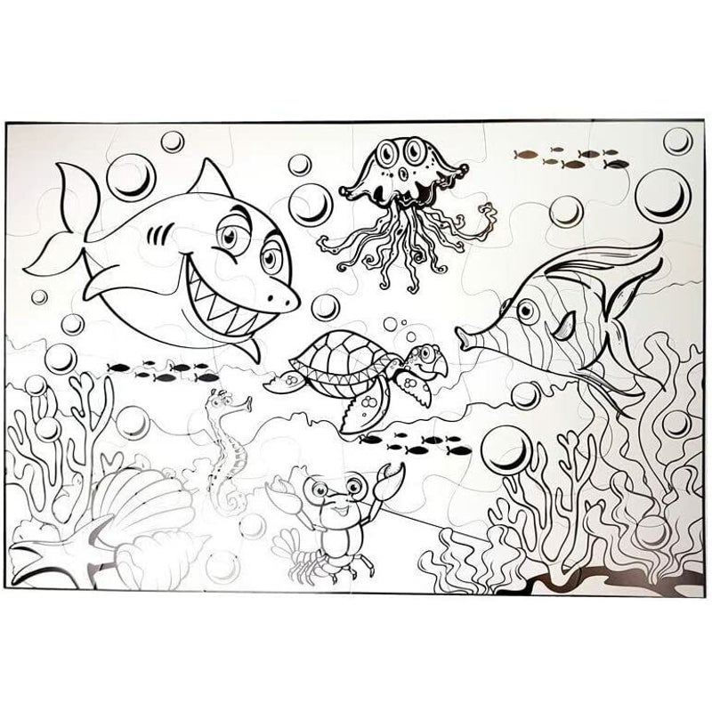Sea World Painting Puzzle 24 Pieces
