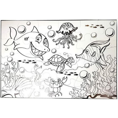 Sea World Painting Puzzle 24 Pieces