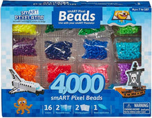 smART Pixelator Pixel Beads 4,000 Piece Set — 16 Colours Creative Craft Kit