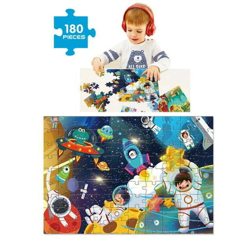 Space Exploration Puzzle Games 180 Pieces 3+