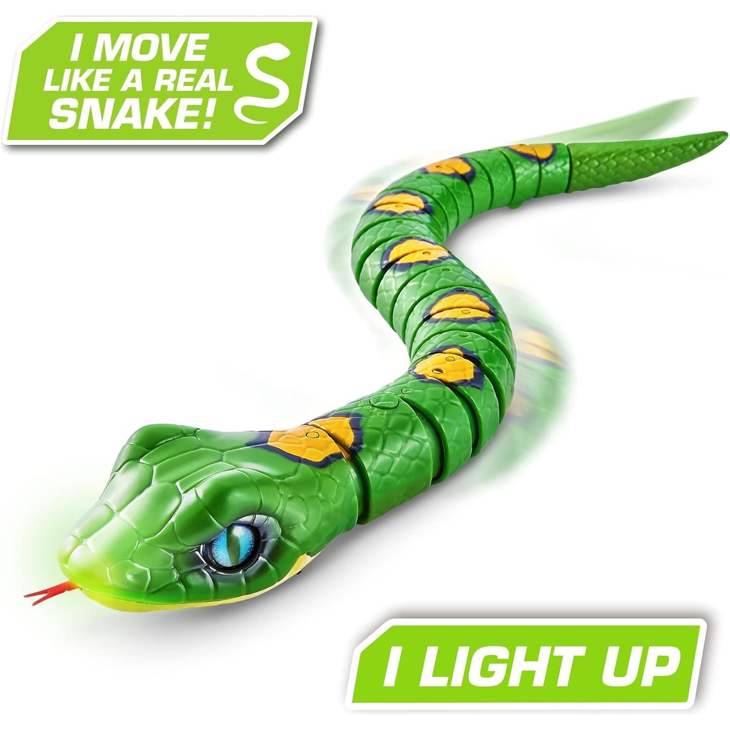 ZURU Robo Alive Battery-Powered Robotic Snake Toy Green