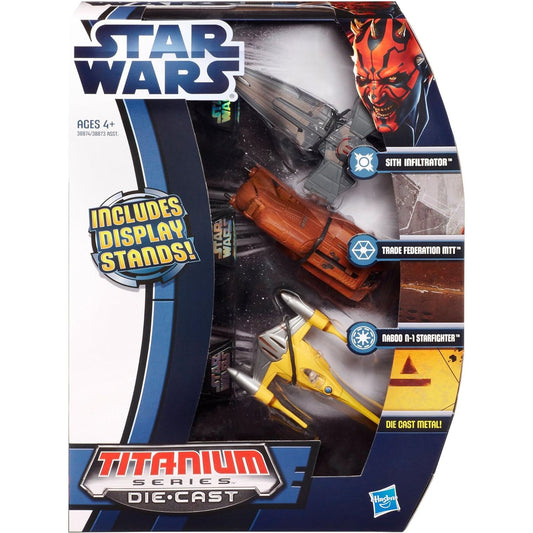 Star Wars Die Cast Titanium Vehicle - Sith Infiltrator