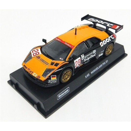 Motorama Diecast Metal Lamborghini Murcielago Fia GT Racing Car 1:43