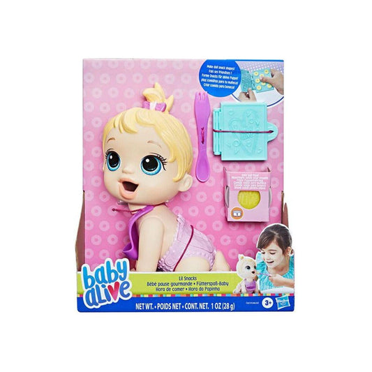 Hasbro Baby Alive Blonde Hair Lil Snacks Toy Doll