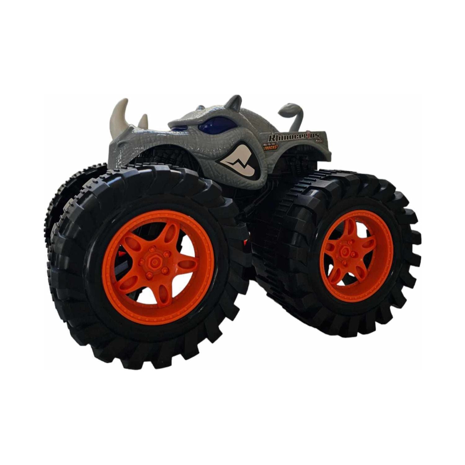 Grey Rhino Monster Truck Toy Product