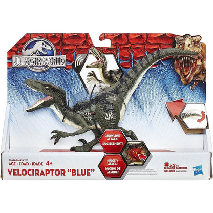 Jurassic World Dinosaur Toy - Velociraptor (Blue)