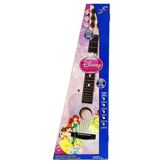 Disney Princess Acoustic Guitar Musical Instrument with Chord Cards