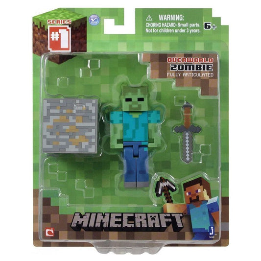 Minecraft Zombie Action Figure Toy