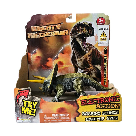Mighty Megasaur Electronic Dinosaur Action Triceratops
