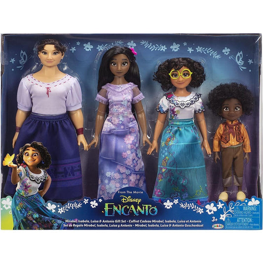 Disney Encanto Mirabel, Isabela, Luisa and Antonio Toy Doll Set 3+