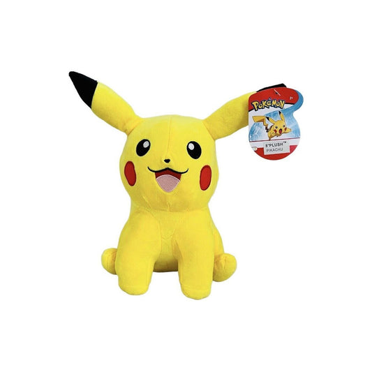 Wicked Cool Toys Pokemon Sitting Plush Pikachu 8"