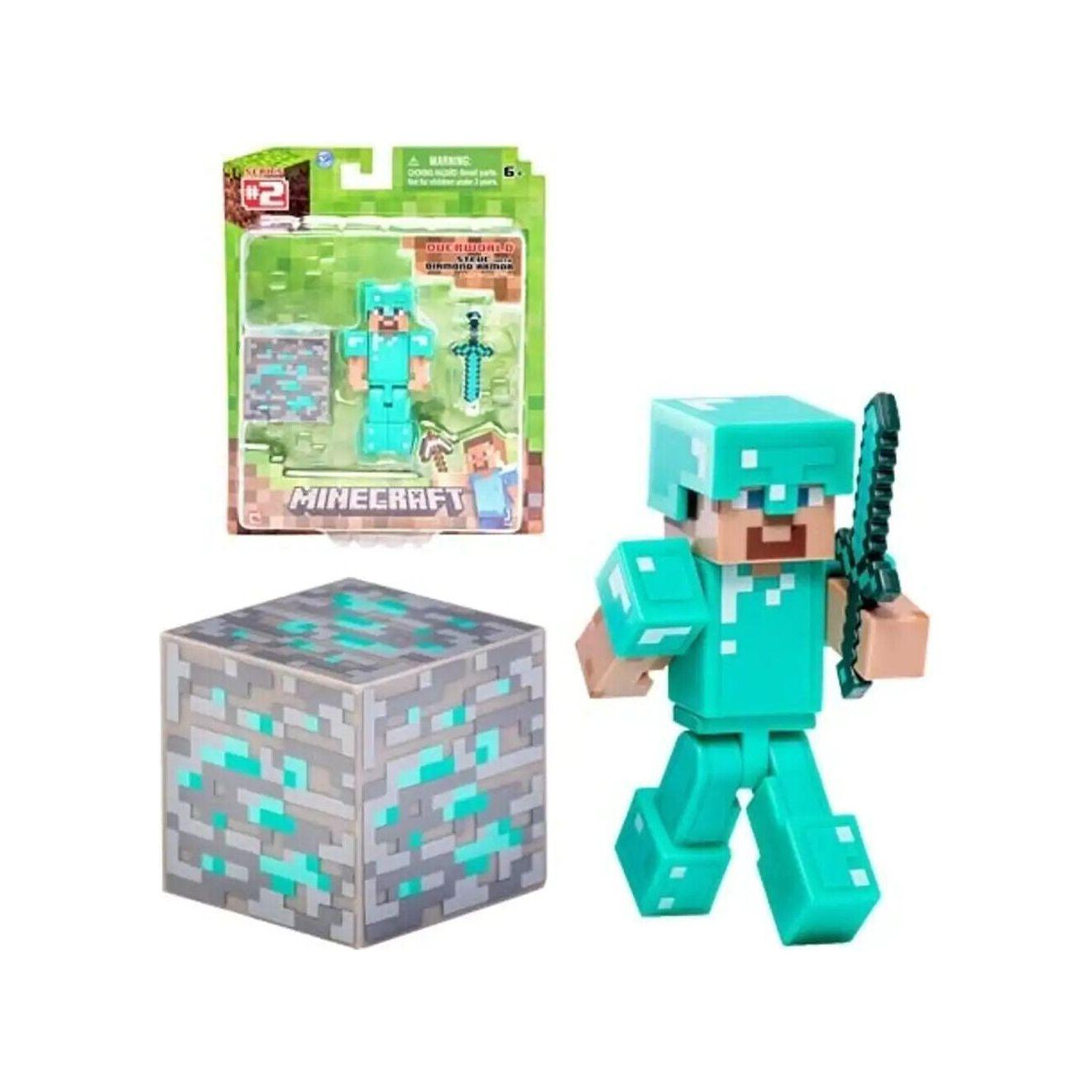 Minecraft Steve In Diamond Armour Action Figure Toy Product