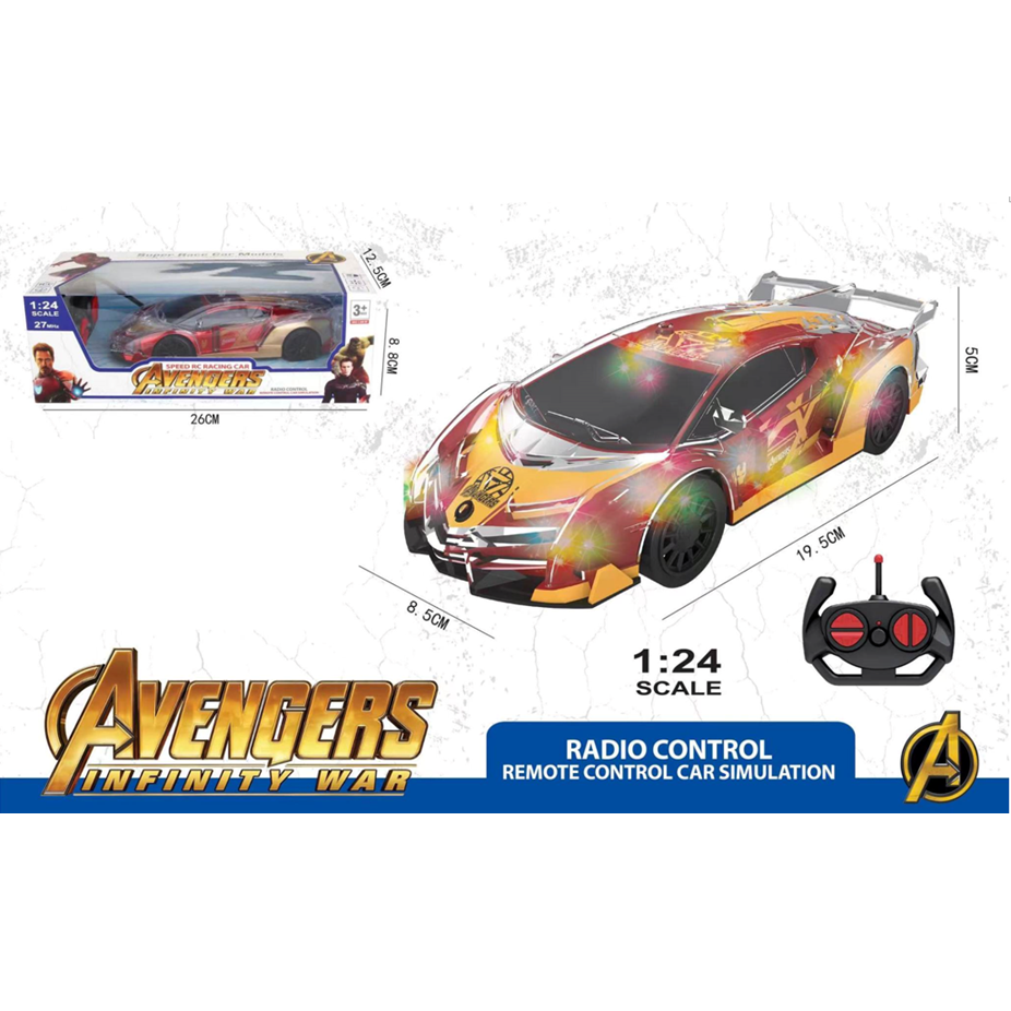 Avengers Infinity War Speed RC Racing Car Iron Man 1:24