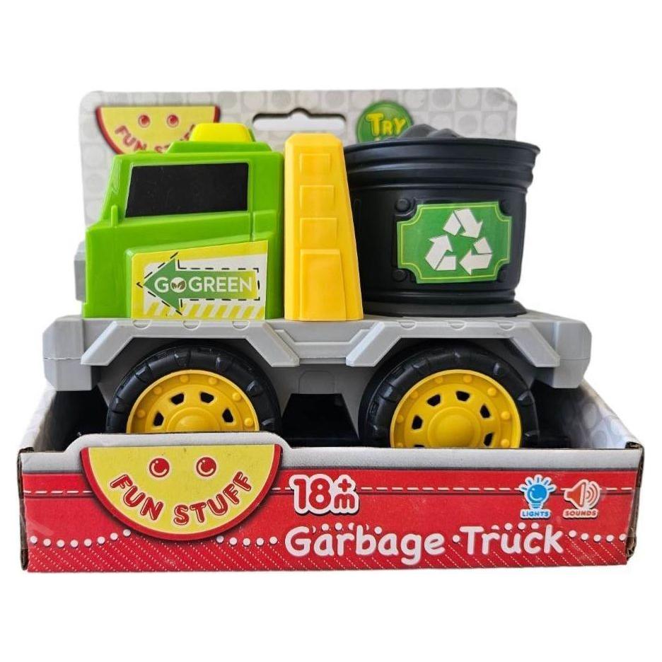 Fun Stuff Green Interactive Garbage Truck Toy Product