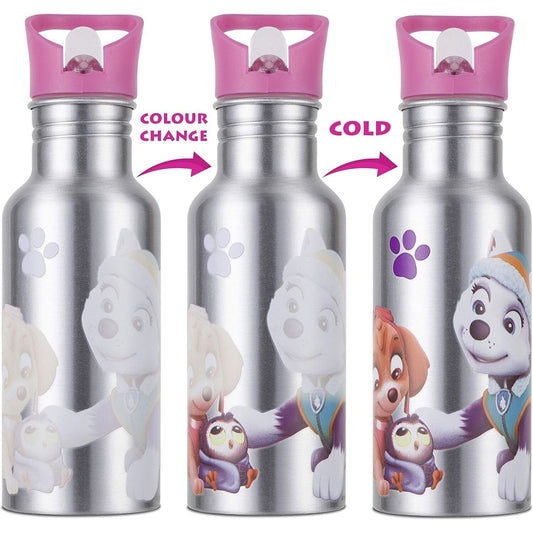 Nickelodeon Paw Patrol Colour Changing Aluminium Kids Water Bottle