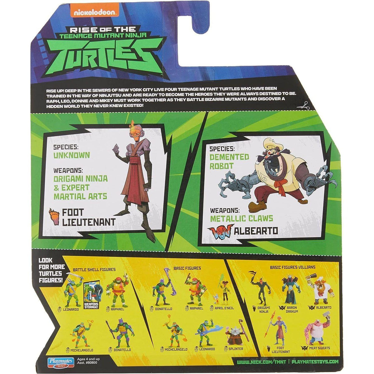 Tmnt Rise Alberto PlayMates Albearto Rise of The Teenage Mutant Ninja Turtles - Toyland ...