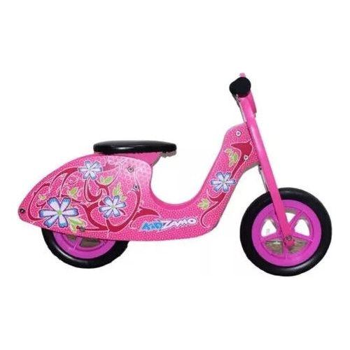 Kidzamo Maria Pink Wooden Balance Scooter 12" for Kids